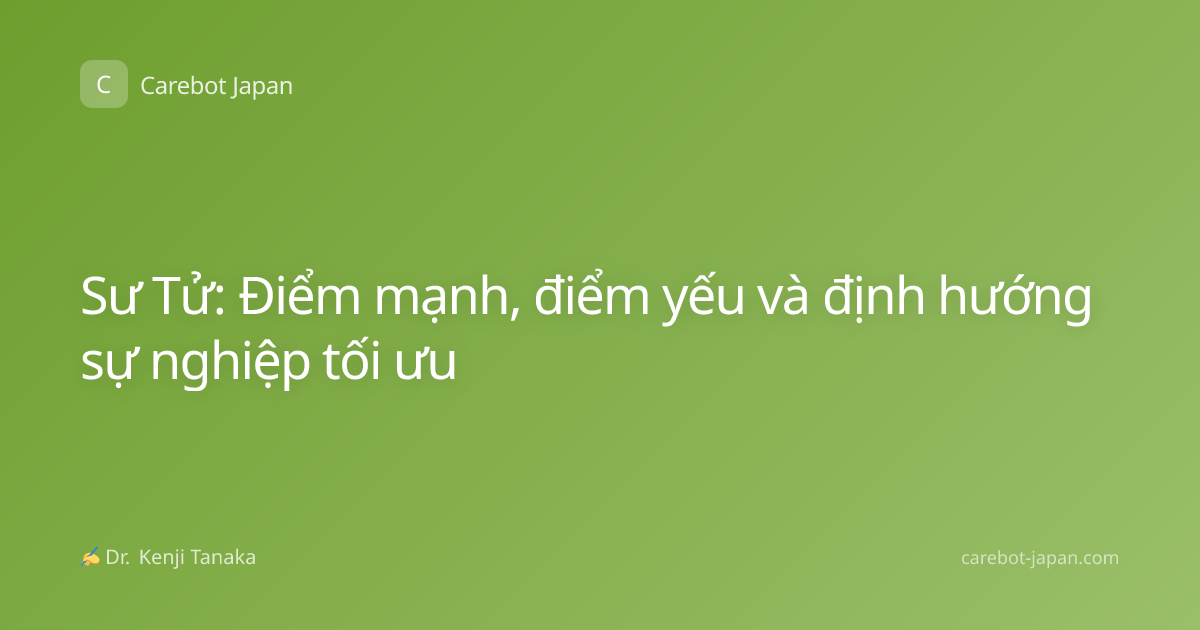 Sư Tử: Điểm mạnh, điểm yếu và định hướng sự nghiệp tối ưu