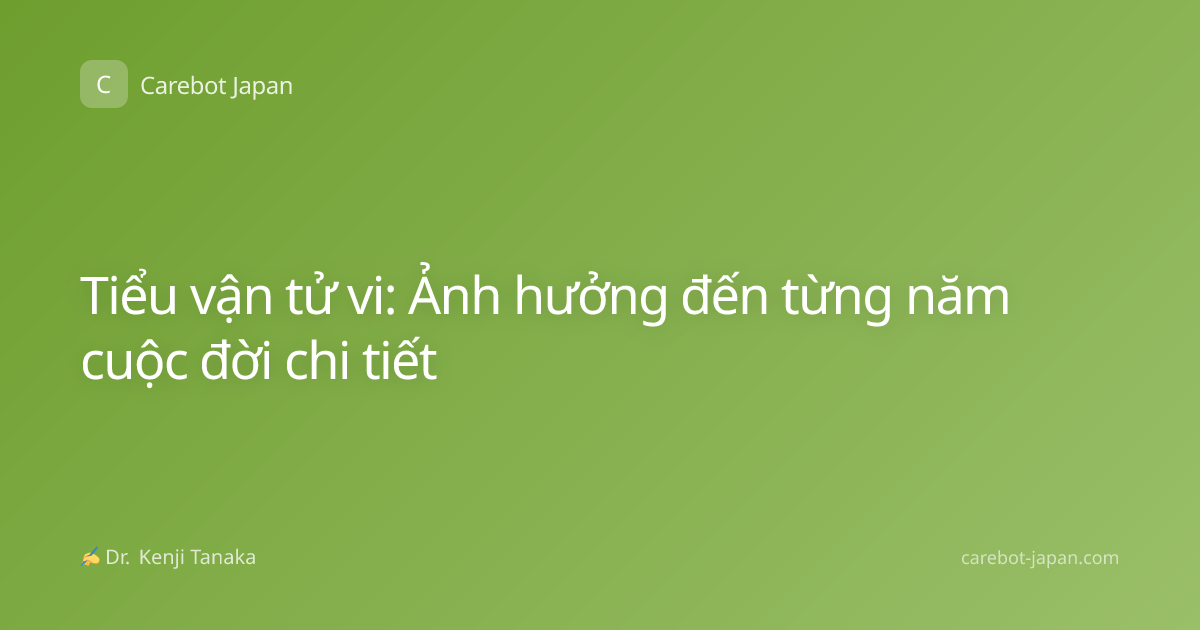 Tiểu vận tử vi: Ảnh hưởng đến từng năm cuộc đời chi tiết