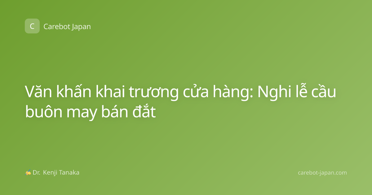 Văn khấn khai trương cửa hàng: Nghi lễ cầu buôn may bán đắt